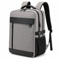 Sac à dos 43 x 30 x 16 cm en polyester gris pour ordinateur style urbain à compartiments