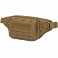 Sac banane 30 x 15 x 10 cm en polyester kaki - rangement tactique réglable